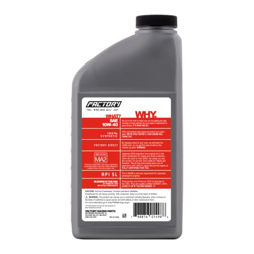 Kit Completo de Aceite Sintético 10W-40 para Yamaha Grizzly 350 miniatura 4