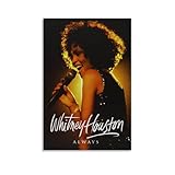 XXQPO Whitney Poster Houston Siger Vintage-Retro-Poster auf 