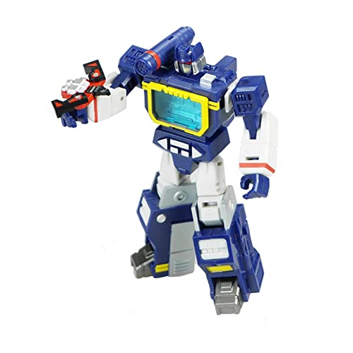 G1 Animated Transformer Soundwave Carrying Laserbeak Decepticons Small Scale Deformation Recorder Model Robot Toy Ko Version Action Figure #TOP4