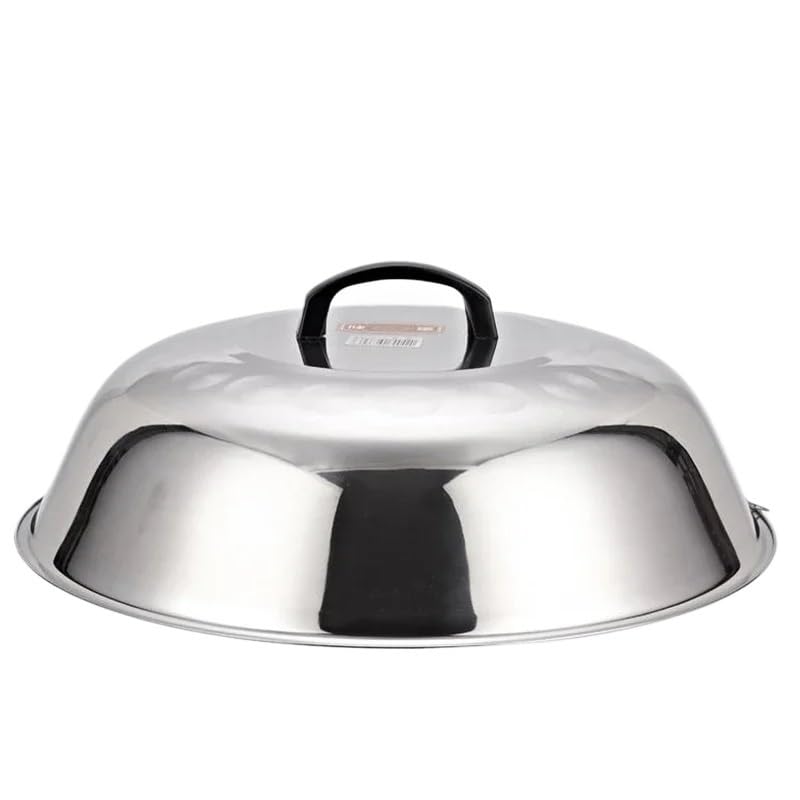 Coperchio Universale,Coperchi Pentole Coperchio for Padella Circolare in Acciaio Inossidabile, Filtro for Olio e Grassi, Accessorio Universale for pentole e padelle.(42cm)