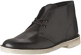 Clarks mens Desert Chukka Boot, Black Leather, 8 US