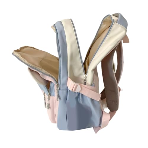 Fashionable Laptop Backpack Large Capacity School Bag Casual Daypack Book Bag Nylon Rucksack for College Student2