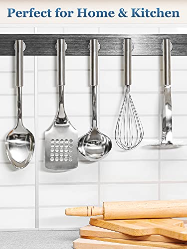 Smartake 10-Pack Neodymium Round Base Cup Magnets, 30Lbs Strong Rare Earth Magnets With Heavy Duty Countersunk Hole And Stainless Screws For Refrigerator, Craft, Home, Office - 1.26'' X 0.2'' (Silver) #TOP5