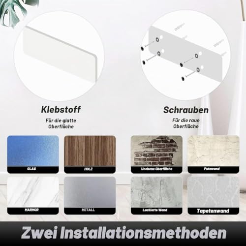 Foto von VEHHE Küchenrollenhalter ohne Bohren, Selbstklebend Wandmontage