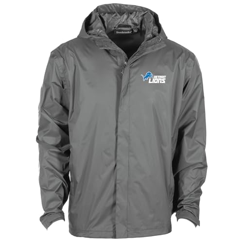 Image of Dunbrooke Men's NFL Tropic Waterproof Packable Full-Zip Hoodie Jacket