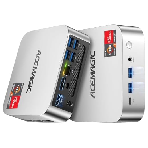 ACEMAGIC Vista V1 Mini PC Computers, Twin Lake N150(Beat N100/N95, up to 3.6GHz), 16GB DDR4 RAM 512 SSD Mini Computers,11 Pro Desktop 4K Dual Display/HDMI/WiFi/BT/LAN for Home/Office