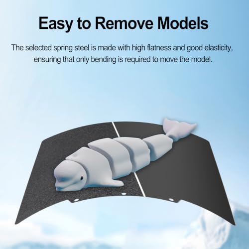 Image of 235x235mm Double-Sided PEI Build Plate for Adventurer AD5X /5M /5M Pro, Black Smooth & Textured Flexible Spring Steel Plate, PLA PLA+ TPU Low Temp Printing Bed