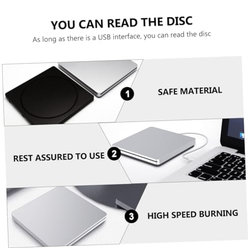 Graveur CD-rom externe transfert rapide pour sauvegarde de données PC - 7