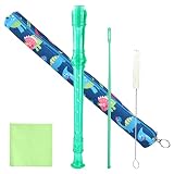 ZBY Recorder Instrument for Kids, 8 Holes Soprano Recorder, German Fingering Recorder Instrument Des