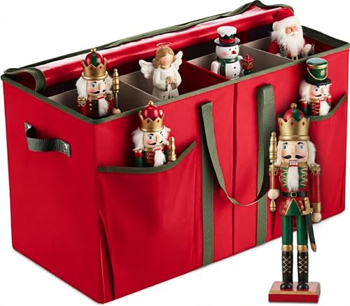 Boîte de rangement pour figurines de Noël zippée protégeant les objets fragiles - 2