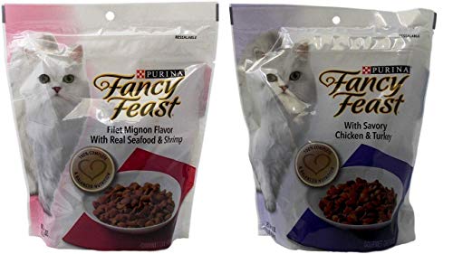 Fancy Feast Purina Gourmet Cat Food (2) Flavor Variety Bundle, 1 Each: Filet
