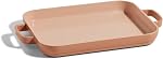 Our Place Mini Griddle Pan – 1.9L Nonstick Ceramic Sheet Pan & Stovetop Griddle with Handles | Toxin-Free Cast Aluminum | Oven Safe up to 232°C | Compatible with All Cooktops | Blue Salt