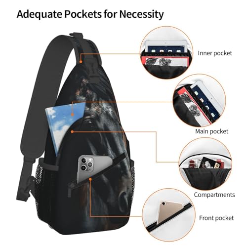 Bolso pequeño tipo bandolera para senderismo unisex miniatura 4