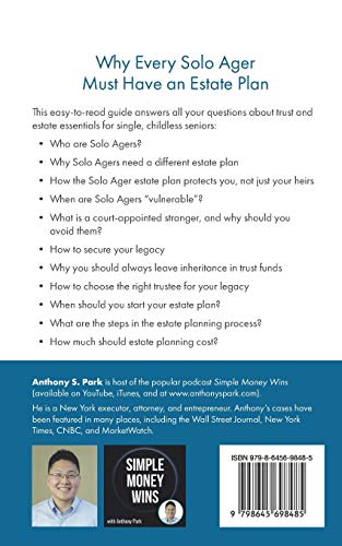 The Solo Ager Estate Plan: Trust And Estate Essentials For Single, Childless Seniors #TOP1