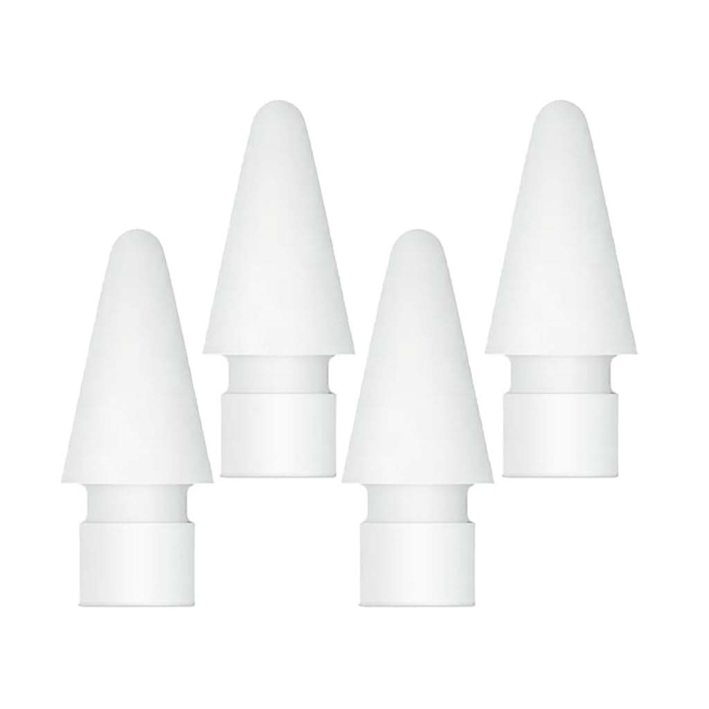 4 sztuki wymiennych końcówek POM kompatybilne z Apple Pencil 2. generacji Pro USB C, bardzo czułe końcówki do precyzyjnego pisania i rysowania, kolor biały