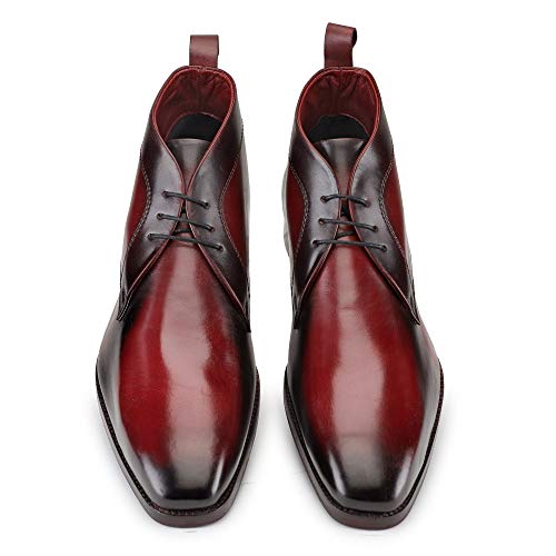 Image of Lethato Men's Modern Classic Calfskin Leather Chukka Boots