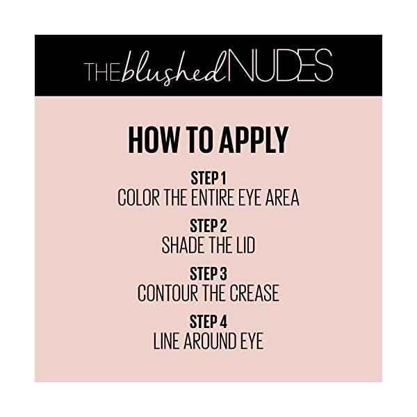 Maybelline-The-Blushed-Nudes-Eyeshadow-Makeup-Palette Maybelline The Blushed Nudes Eyeshadow Palette Makeup, 12 Pigmented Matte & Shimmer Shades, Blendable Powder, 1 Count