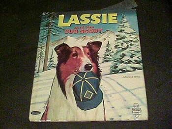 Hardcover 1966 Lassie and the Cub Scout by Florence Michelson s29b Book