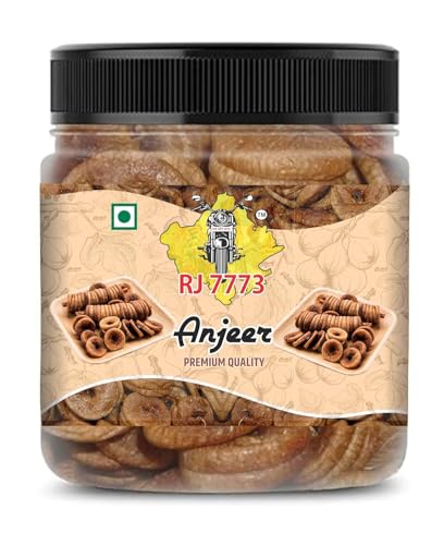 Image of RJ 7773 Premium Dried | Afghani Anjeer I Low in Fat | Healthy Snack I Rich Source of Vitamins Dietary Fiber | Dry figs (Anjeer (Anjeer-1kg)
