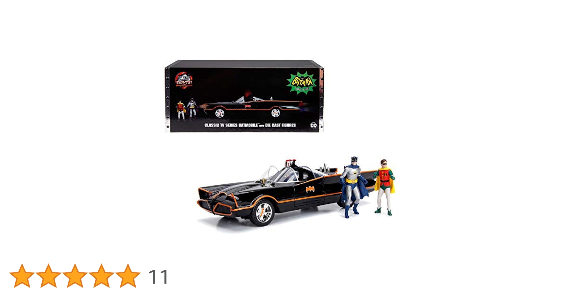 アメコミ DC CLASSIC TV SERIES BATMOBILE Jada Toys Batman 1966 Classic Batmobile 1:24 Die-cast Model
