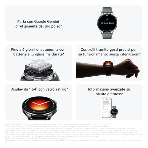 Smartwatch Xiaomi Watch 5, Black Strap - 2