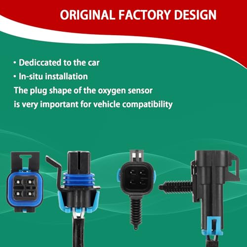 NECATUO 234-4018 234-4337 Downstream Upstream O2 Oxygen Sensor (Set of 4) Heated Air Fuel Ratio Compatible with Chevy Silverado 1500 Avalanche Suburban Tahoe for 13444 12578459 by NECATUO - Used condition - Image 3