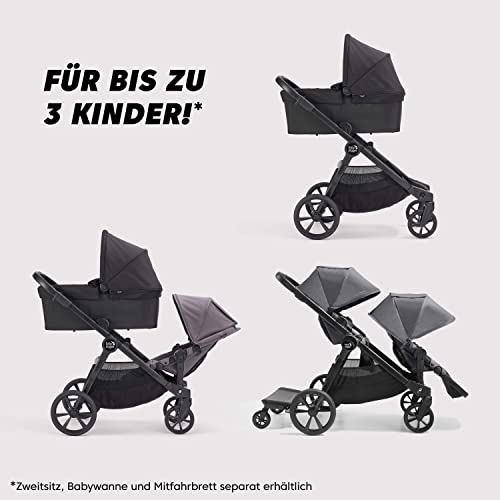BABY JOGGER City Select 2 modularer Einzel-/Geschwister/Zwillingskinderwagen leichter und kompakter Kombikinderwagen 28 Kombinationen Radiant Slate 2165278