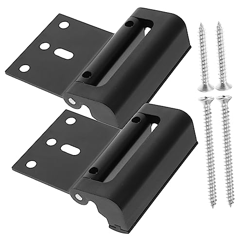 2セット 内開きドアロック スイングバードアガード 補強安全ラッチ 安全ドアロック ホームセキュリティドアロック 金属製キャビネットラッチ 高いセキュリティのドアロック ドアラッチ