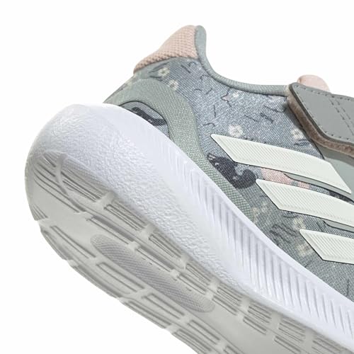 Image of adidas Baby Marvel Run Falcon 5 Elastic Lace & Strap Shoe