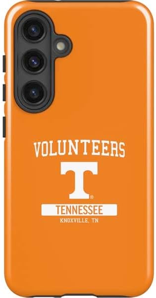 Skinit Impact Phone Case Compatible with Galaxy S25 Plus - Officially Licensed University of Tennessee-Knoxville T Logo Vols on Gray Design