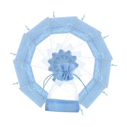 Holibanna 10 bolsas sachet vacías con cierre de cordón miniatura 1