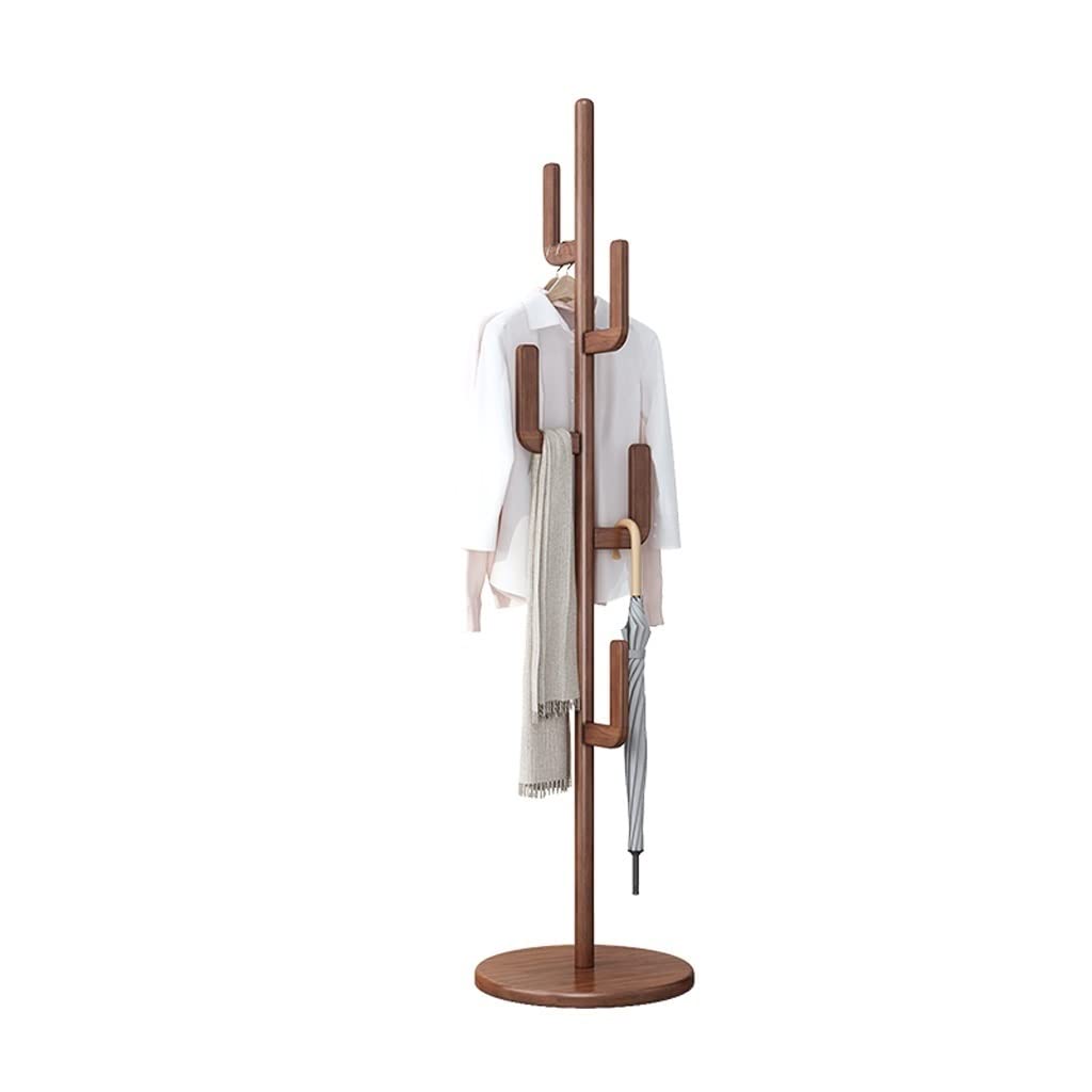 AHGFTYRDT Coat Rack Freestanding Floor Coat Rack Bedroom Corner Tree Coat Rack Living Room Corridor Vertical Coat Rack Suitable for Hanger Coat Bag Coat Hall Tree