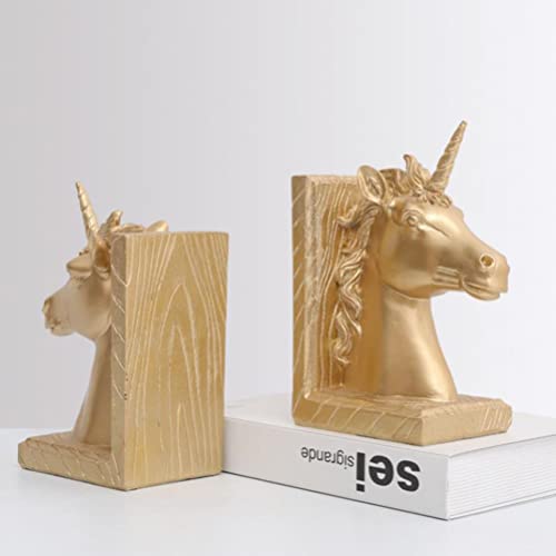 Happyyami Book Ends Magazine Holder Resin Bookends Decorative Book Stopper Golden Statue Bookends for Book Lovers Book Ends Magazine Holder Happyyami Book Ends Magazine Holder Resin Bookends Decorative Book Stopper Golden Statue Bookends for Book Lovers Book Ends Magazine Holder