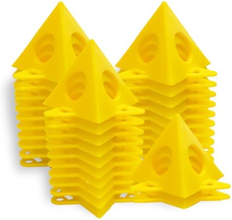 KATA Painters Painting Pyramid Stands: 36pcs Cabinet Doors Risers & Painting - Paint Triangle Stands Mini Cones Tripods for Canvas Support & Pouring - Art DIY Projects Household Essemtials