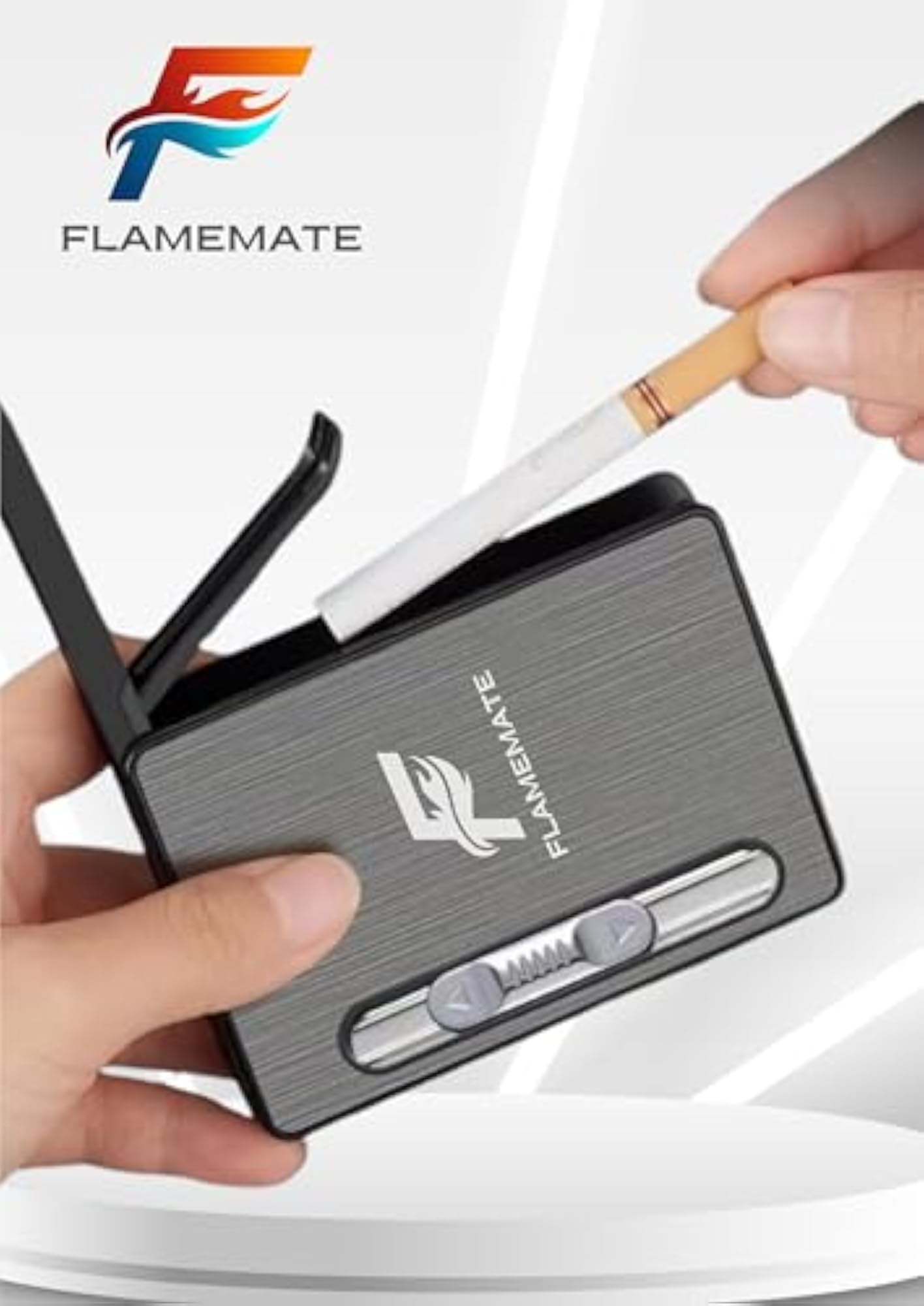 Cigarette Holder and Lighter Case, Multicolour