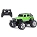 New Bright Chargers F/F 4-Door Jeep RC Vehicle (1:18 Scale), Green