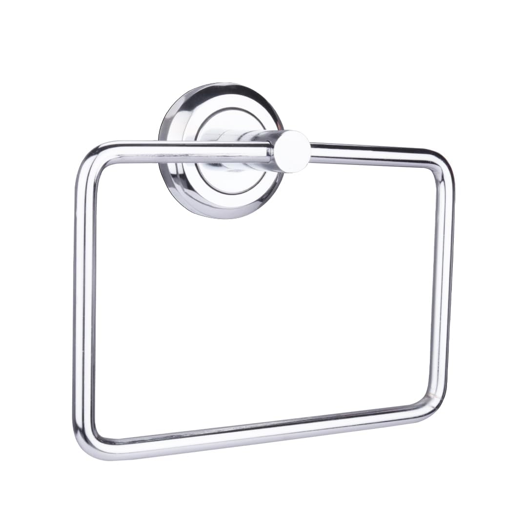 Boniry Stainless Steel Towel Holder & Napkin Holder, Bathroom Accessories - Durable Wall Mounted Towel Hanger for Bathroom, Modern Design Towel Rack for Home (Pack of 1, Square) (B0DHCWWY48) Amazon Price History, Amazon Price Tracker