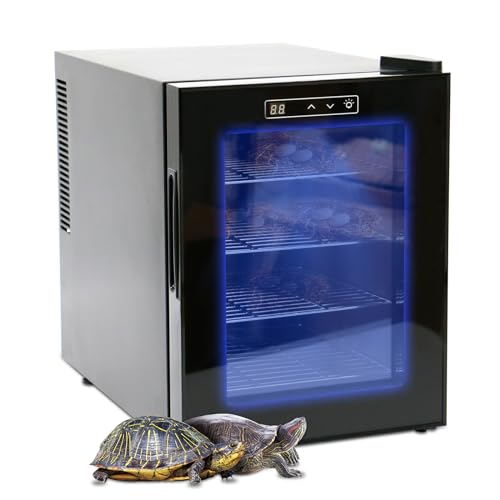 DEZHXHE Reptile Incubator 16L Scientific Lab Incubator Digital Incubator Cooling and Heating Temperature can be Controlled at 50℉~104℉ Reptile Egg Incubator 110V Work for Small Reptiles
