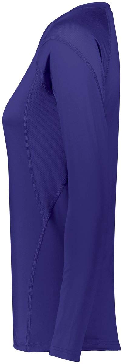 Augusta Sportswear Ladies TruHit Long Sleeve Jersey, Purple (HLW), L