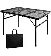 テーブル キャンプ アウトドア メッシュ 折りたたみテーブル 軽量 Amazon.co.jp: LEESA キャンプ テーブル アウトドアテーブル