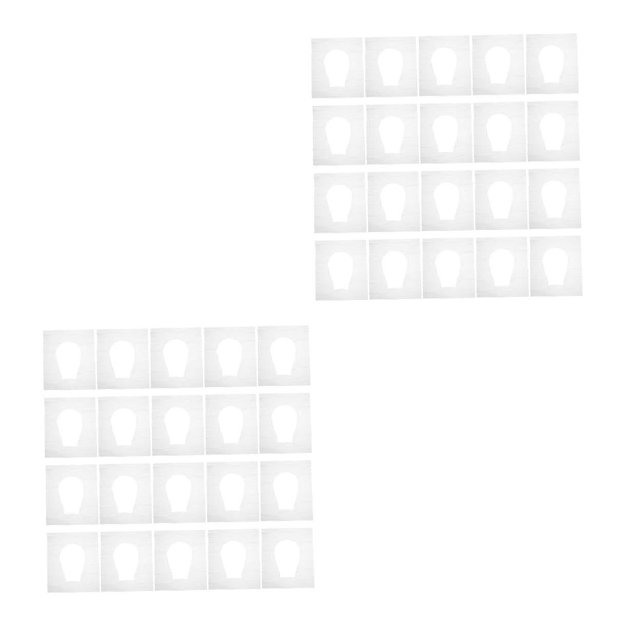 OSALADI 2sets Disposable Toilet Covers Hotel Toilet Cushion Compact Lightweight Travel Pad 100pcs*2
