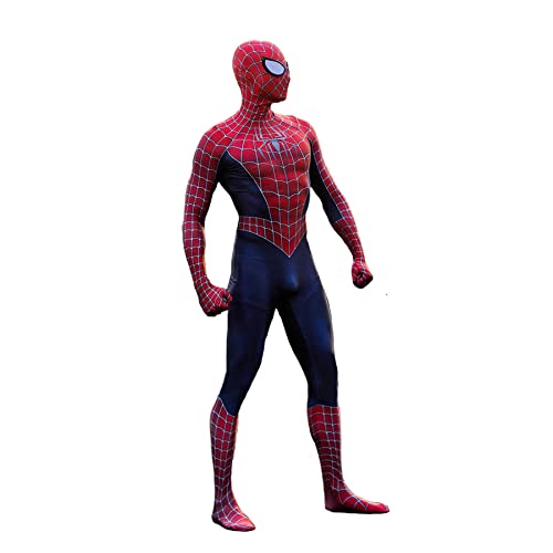 Costume De Super-héros Enfants Remy Tony Spiderman Body Noël Cosplay Combinaison Confortable Lycra Spandex Zentai Adulte Couvre-chef Divisible Onesuit Cover