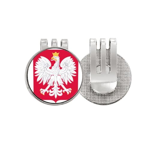 Marcador de bolas de golf con imán potente Polonia para no perder la marca