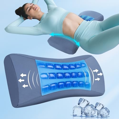 Vamorry Gel Lumbar Support Pillow for Bed Relief Lower Back Pain