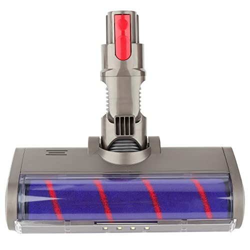 WEILE Quick-Release Soft Roller Cleaner Head Accessory Replacement with LED Indicator for Dyson V7 V8 V10 V11 SV10 SV11 Cordless Vacuum Cleaner