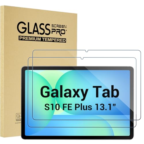 ProCase 2 Pack Screen Protector for Galaxy Tab S10 FE Plus 2025 13.1 inch, Hardness Tempered Glass Screen Film Guard for Tablet S10 FE+ (SM-X620/ X626/ X626B) 13.1" by ProCase - Used condition - US$11.24