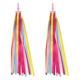 Longueur du pompon : 25 cm / 9,84 pouces ; Longueur de la poignée en plastique : 4 cm / 1,57 pouce ; Diamètre de la pointe : 0,65 cm / 0,25 pouce ; Liste d'emballage : 1 ensemble x Accessoires de vélo
