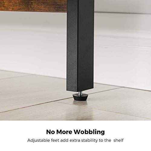 image for VASAGLE Ladder Shelf, 4-Tier Home Office Bookshelf, Freestanding Stora