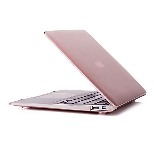 RUBAN Compatible with MacBook Air 11 Inch Case Model A1370 A1465, Soft Touch Plastic Hard Shell Case Bundle for Mac Air 11.6 (Rose Gold) by RUBAN - Used condition - US$12.81