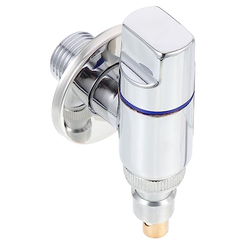 Gatuida Válvula de Cierre para Lavadora de Latón sin Plomo Anticorrosiva, Válvula de 1/2 Pulgada Núcleo Cerámico, Resistente para Instalación de Fontanería en Baño y Cocina, Mini Grifo Apertura Rápida